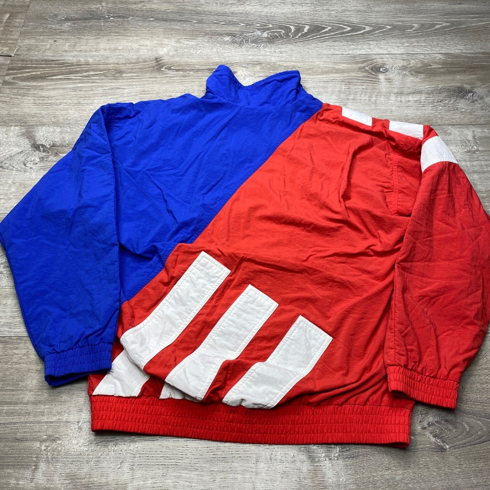 Adidas Jacket Mens S/M Red Blue Vintage 1993/94 FC Bayern Munich Windbreaker 90s - Picture 4 of 16